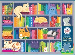Cobble Hill Rainbow Cats | 500 Piece- 500 Piece | Cats