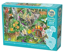 Cobble Hill Rainforest Magic (Family) | Family Pieces 350- Family Pieces 350 | Birds