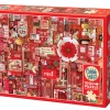 Cobble Hill Red | 1000 Piece- 1000 Piece | Flowers / Gardens