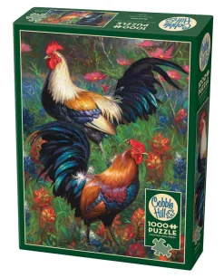 Cobble Hill Roosters | 1000 Piece- 1000 Piece | Birds