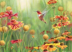 Cobble Hill Rufous Hummingbird | 500 Piece- 500 Piece | Birds