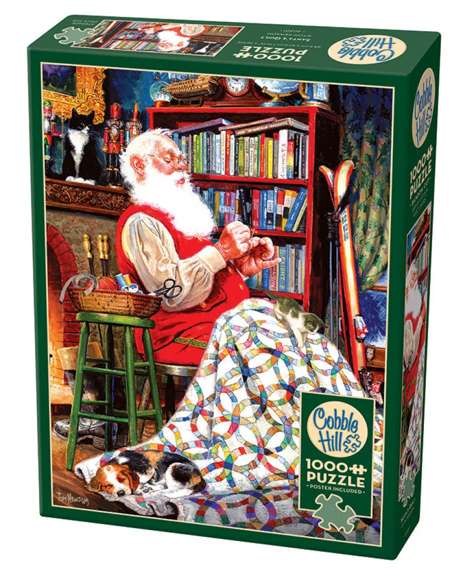 Cobble Hill Santa's Quilt | 1000 Piece- 1000 Piece