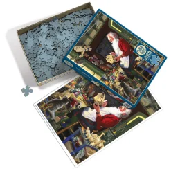 Cobble Hill Santa's Workbench | 500 Piece- 500 Piece | Flying Adventures
