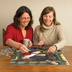 Cobble Hill Santa's Workbench | 500 Piece- 500 Piece | Flying Adventures