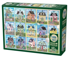 Cobble Hill Seaside Cottages | 1000 Piece- 1000 Piece | Waterscape