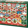 Cobble Hill Snow Globe Cookies | 1000 Piece- 1000 Piece | Collage - Miniscene