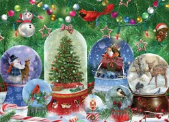 Cobble Hill Snow Globes | 500 Piece- 500 Piece | Collage - Miniscene