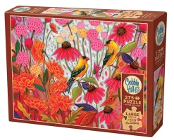 Cobble Hill Springtime Goldfinches | Easy Handling 275 Piece- Easy Handling 275 | Birds