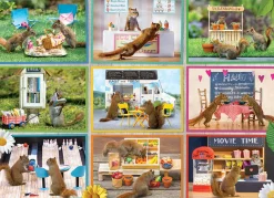Cobble Hill Squirrels Around Town | 1000 Piece- 1000 Piece
