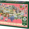 Cobble Hill State Flowers of America | 1000 Piece- 1000 Piece | Collage - Busy