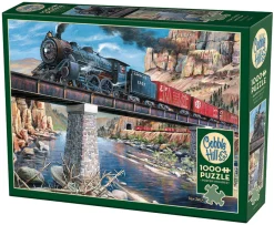 Cobble Hill Stone Steel and Steam | 1000 Piece- 1000 Piece | Mountainscape