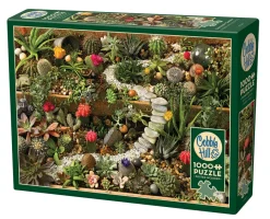 Cobble Hill Succulent Garden | 1000 Piece- 1000 Piece | Flowers / Gardens