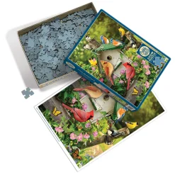 Cobble Hill Summer Birdhouse | 500 Piece- 500 Piece | Birds