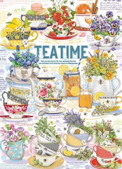 Cobble Hill Tea Time | 1000 Piece- 1000 Piece | Collage - Variety