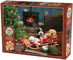 Cobble Hill The Best Christmas Gift | Easy Handling 275 Piece- Easy Handling 275 | Dogs