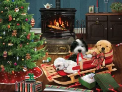 Cobble Hill The Best Christmas Gift | Easy Handling 275 Piece- Easy Handling 275 | Dogs