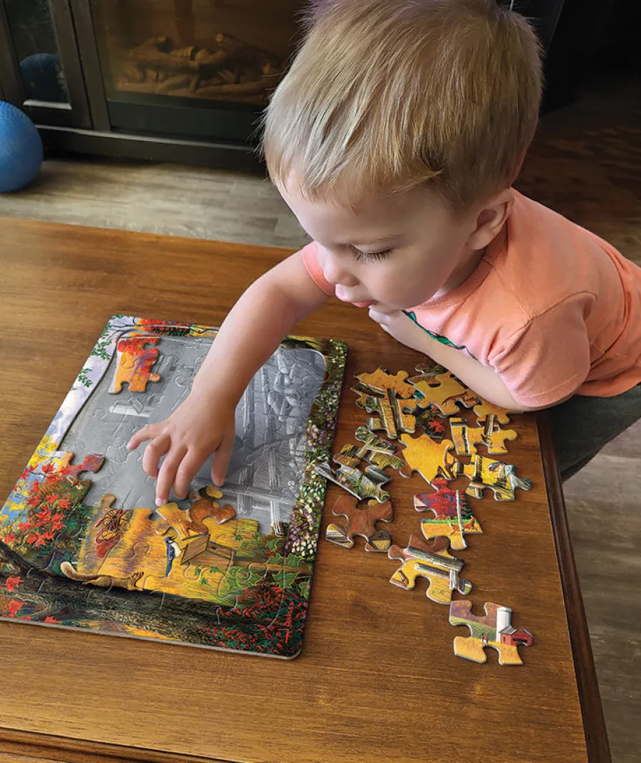 Cobble Hill The Big Leap (tray) | 35 Piece Tray- Tray Puzzles
