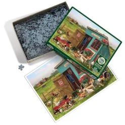 Cobble Hill The Happy Hen House | 1000 Piece- 1000 Piece | Countryscape