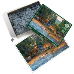 Cobble Hill The River's Edge | 1000 Piece- 1000 Piece | Mountainscape