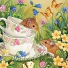 Cobble Hill Tiny Tea Time (tray) | 35 Piece Tray- Tray Puzzles