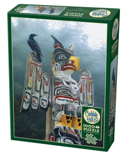 Cobble Hill Totem Pole in the Mist | 1000 Piece- 1000 Piece | Mountainscape