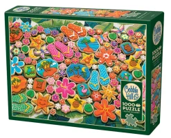 Cobble Hill Tropical Cookies | 1000 Piece- 1000 Piece | Collage - Variety