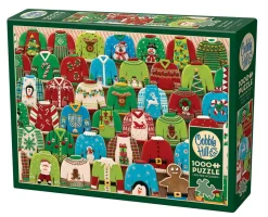Cobble Hill Ugly Xmas Sweaters | 1000 Piece- 1000 Piece | Collage - Variety