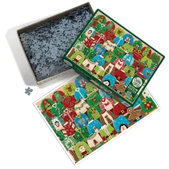 Cobble Hill Ugly Xmas Sweaters | 1000 Piece- 1000 Piece | Collage - Variety