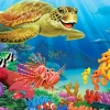 Cobble Hill Undersea Turtle (tray) | 35 Piece Tray- Tray Puzzles | Fantasy