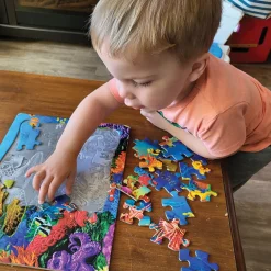 Cobble Hill Undersea Turtle (tray) | 35 Piece Tray- Tray Puzzles | Fantasy