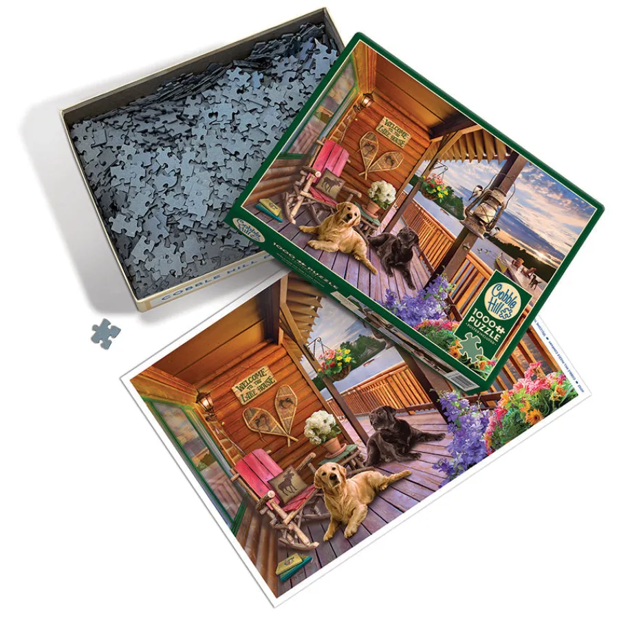 Cobble Hill Welcome to the Lake House | 1000 Piece- 1000 Piece | Countryscape