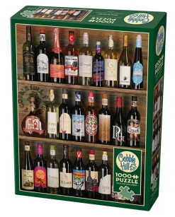 Cobble Hill Wine Alphabet | 1000 Piece- 1000 Piece | No Calories Puzzles