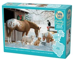 Cobble Hill Winter Barnyard (Family) | Family Pieces 350- Family Pieces 350 | Dogs