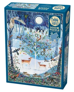 Cobble Hill Winter Woodland | 500 Piece- 500 Piece | Birds