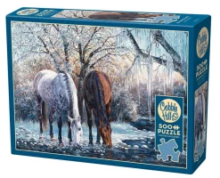Cobble Hill Winter's Beauty | 500 Piece- 500 Piece | Waterscape